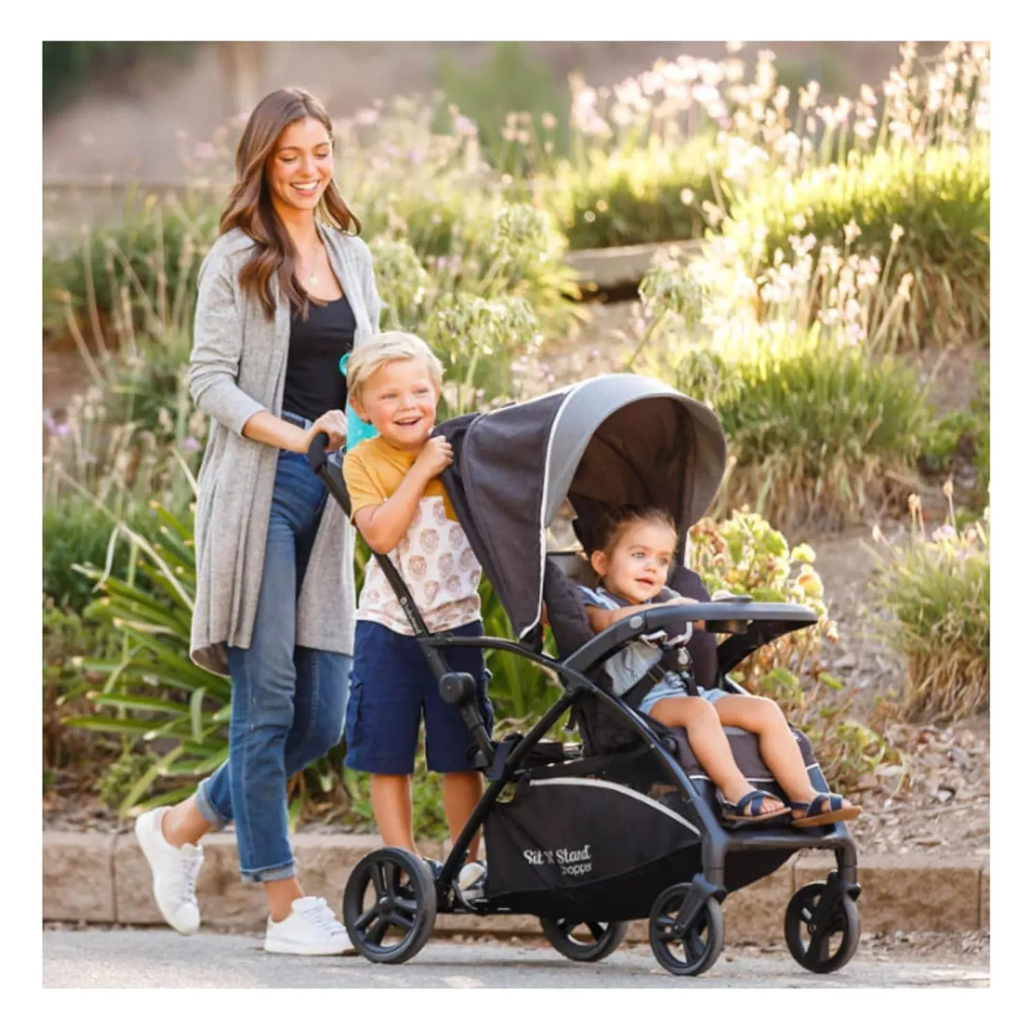 Baby Trend Sit N’ Stand® 5-in-1 Shopper Plus Stroller, Cassis