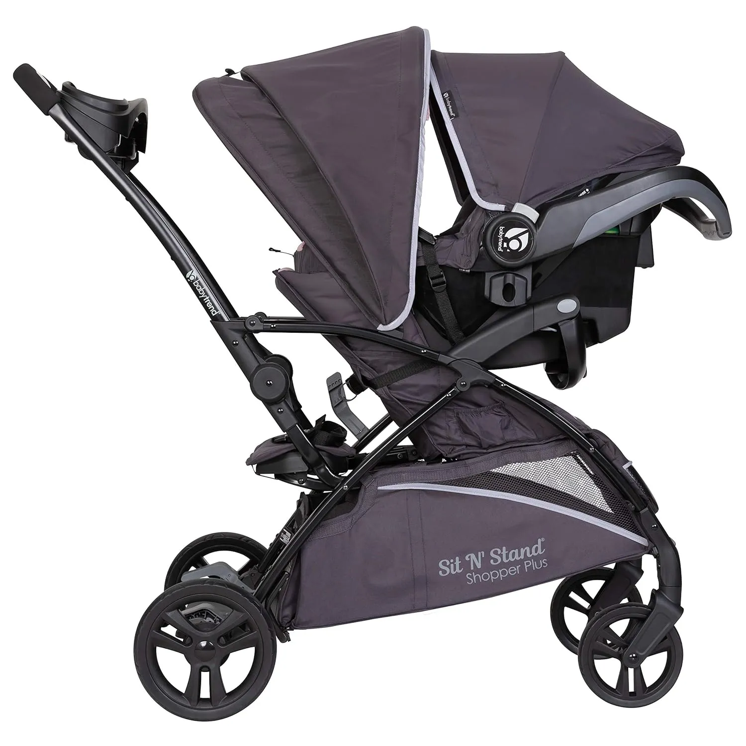 Baby Trend Sit N’ Stand® 5-in-1 Shopper Plus Stroller, Cassis
