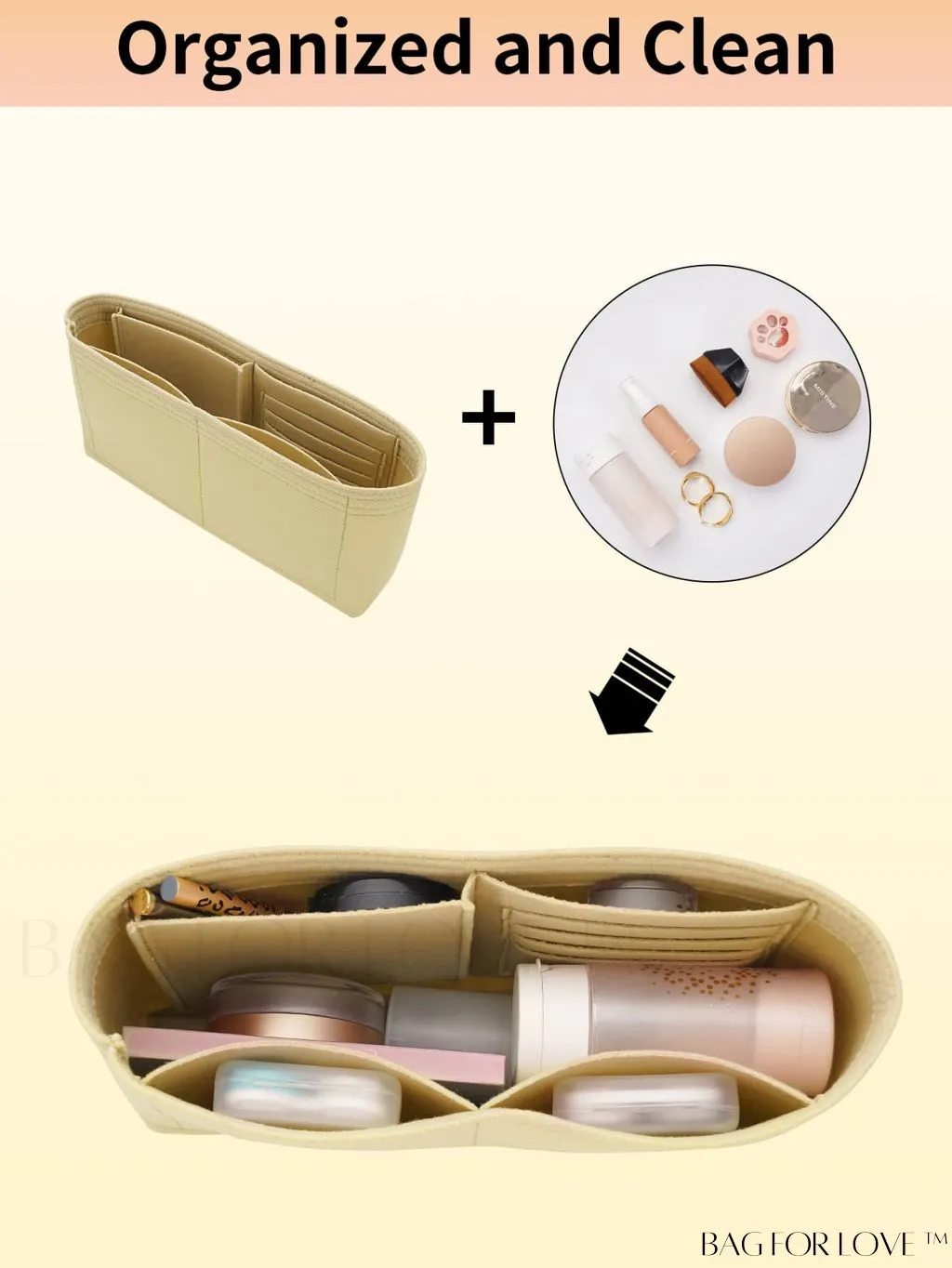 BagForLove - Streamlined Multi-compartment Bag with meticulous lining