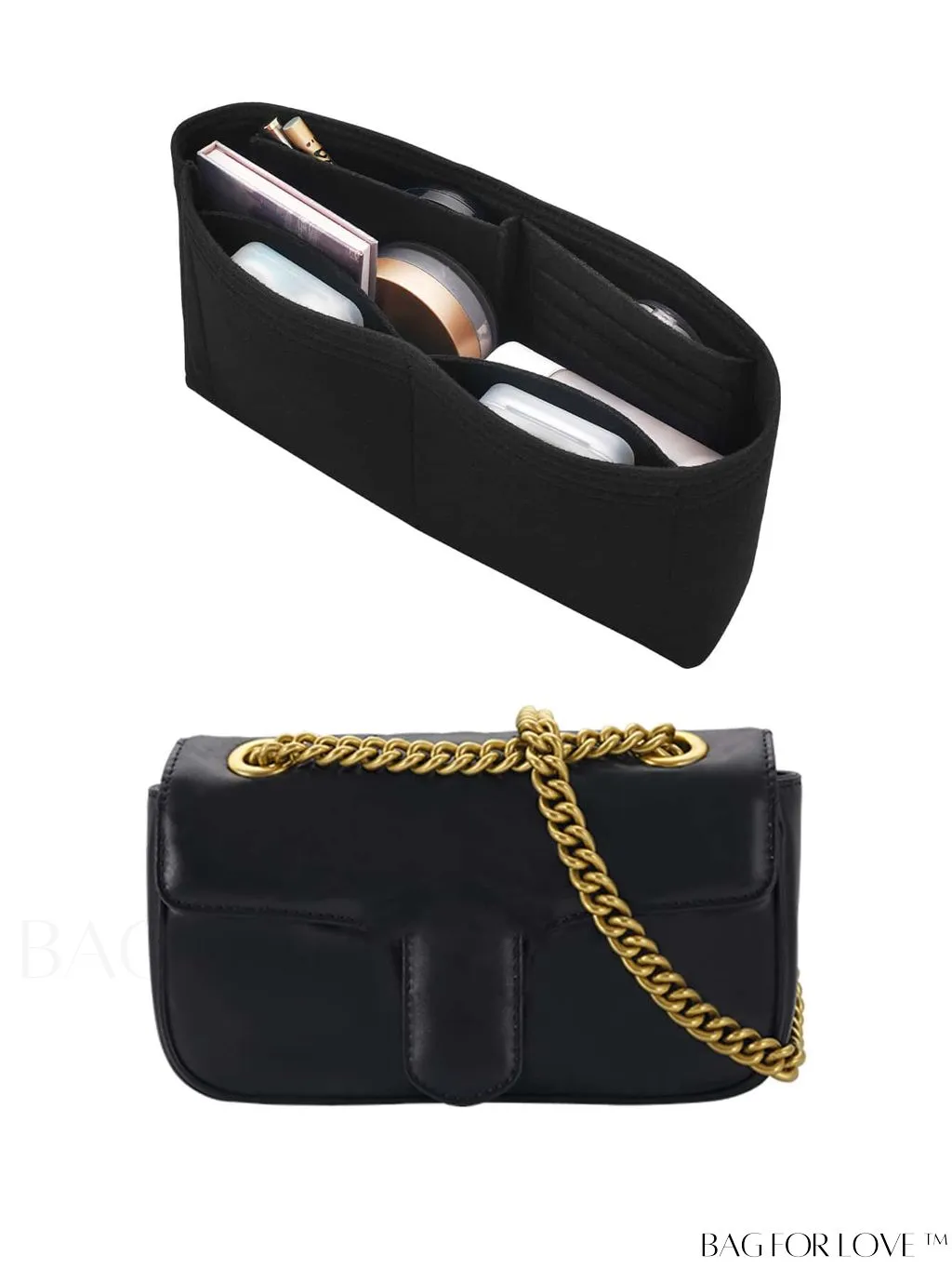BagForLove - Streamlined Multi-compartment Bag with meticulous lining