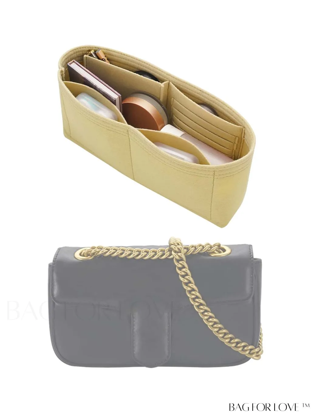 BagForLove - Streamlined Multi-compartment Bag with meticulous lining
