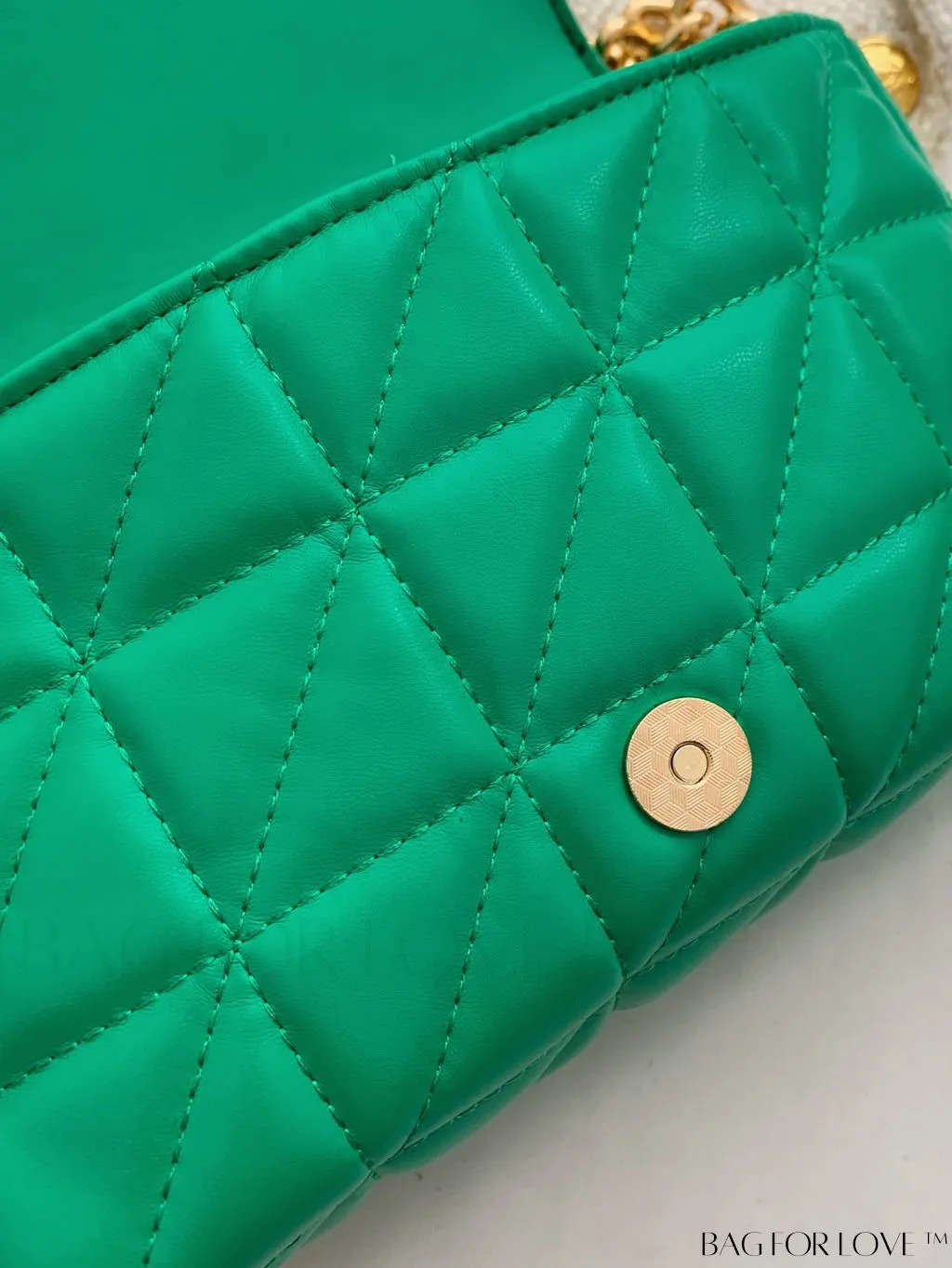 BagForLove - Streamlined Square Flap Bag with Chain Detailing