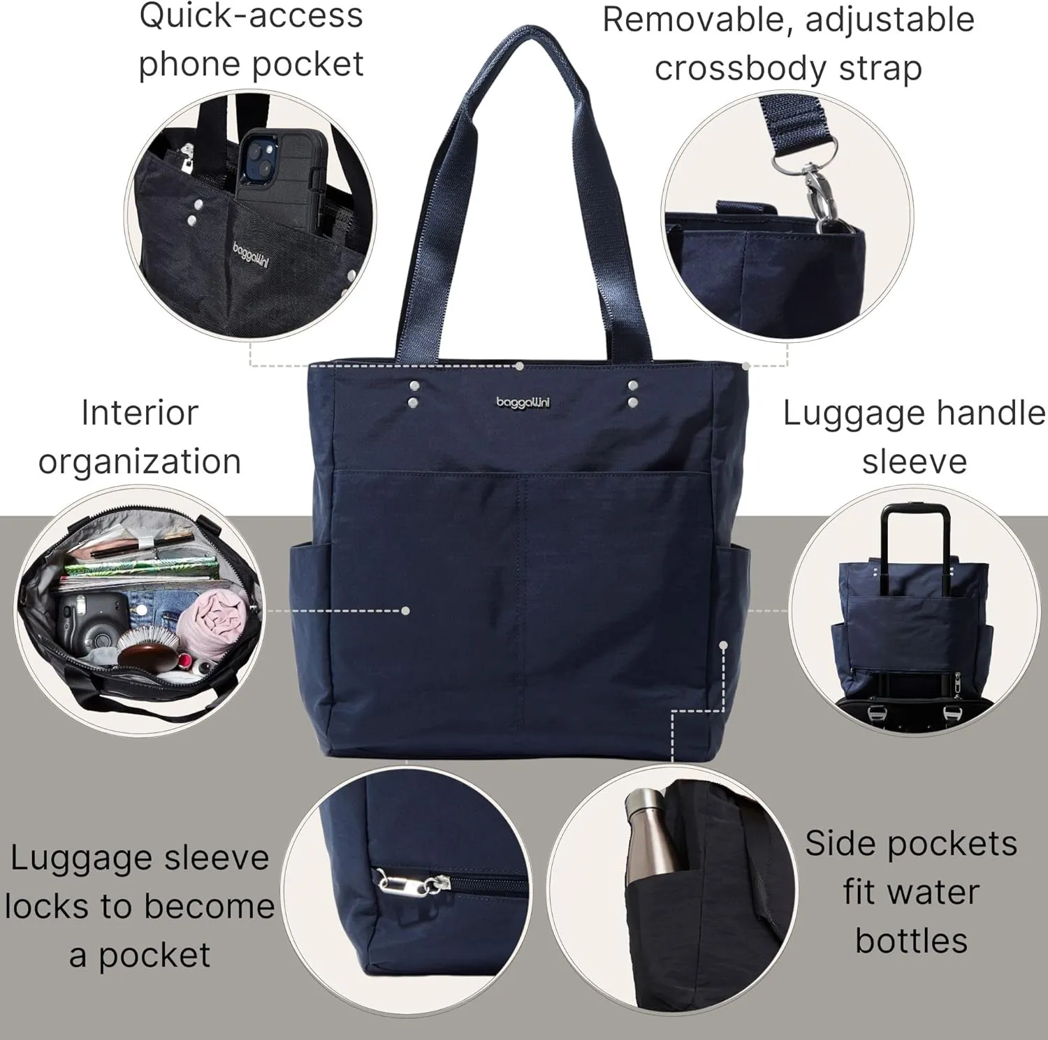 Baggallini Carryall Daily Tote