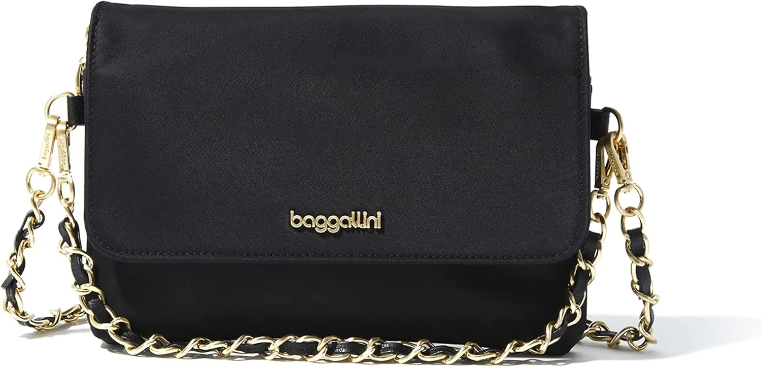 Baggallini Flap Crossbody with Chain