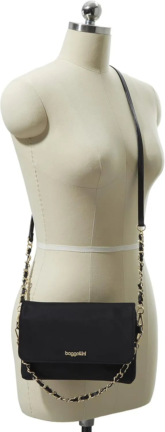 Baggallini Flap Crossbody with Chain