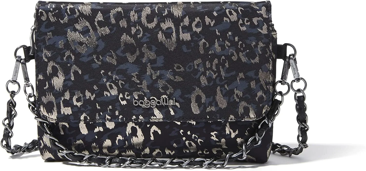 Baggallini Flap Crossbody with Chain