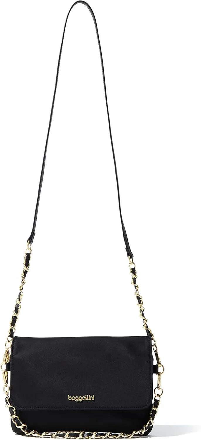 Baggallini Flap Crossbody with Chain