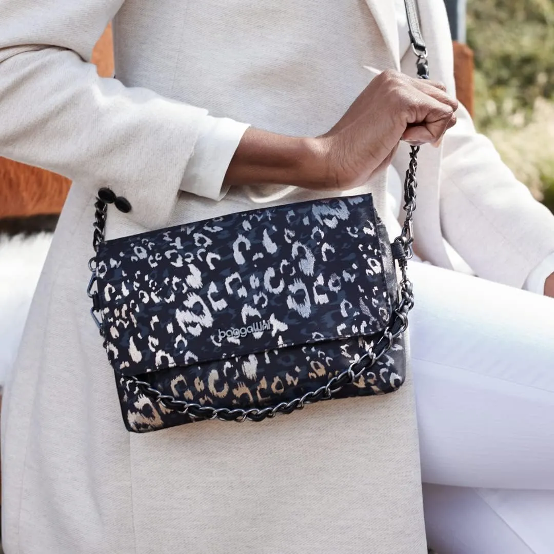 Baggallini Flap Crossbody with Chain