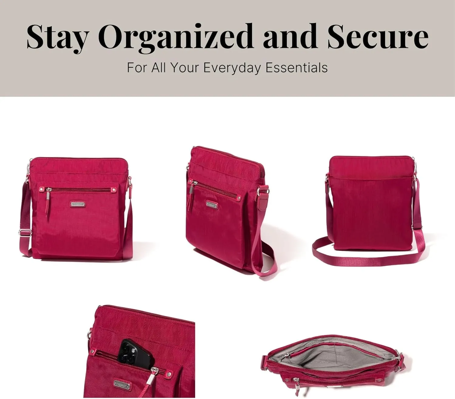 Baggallini Go Bagg with RFID Phone Wristlet