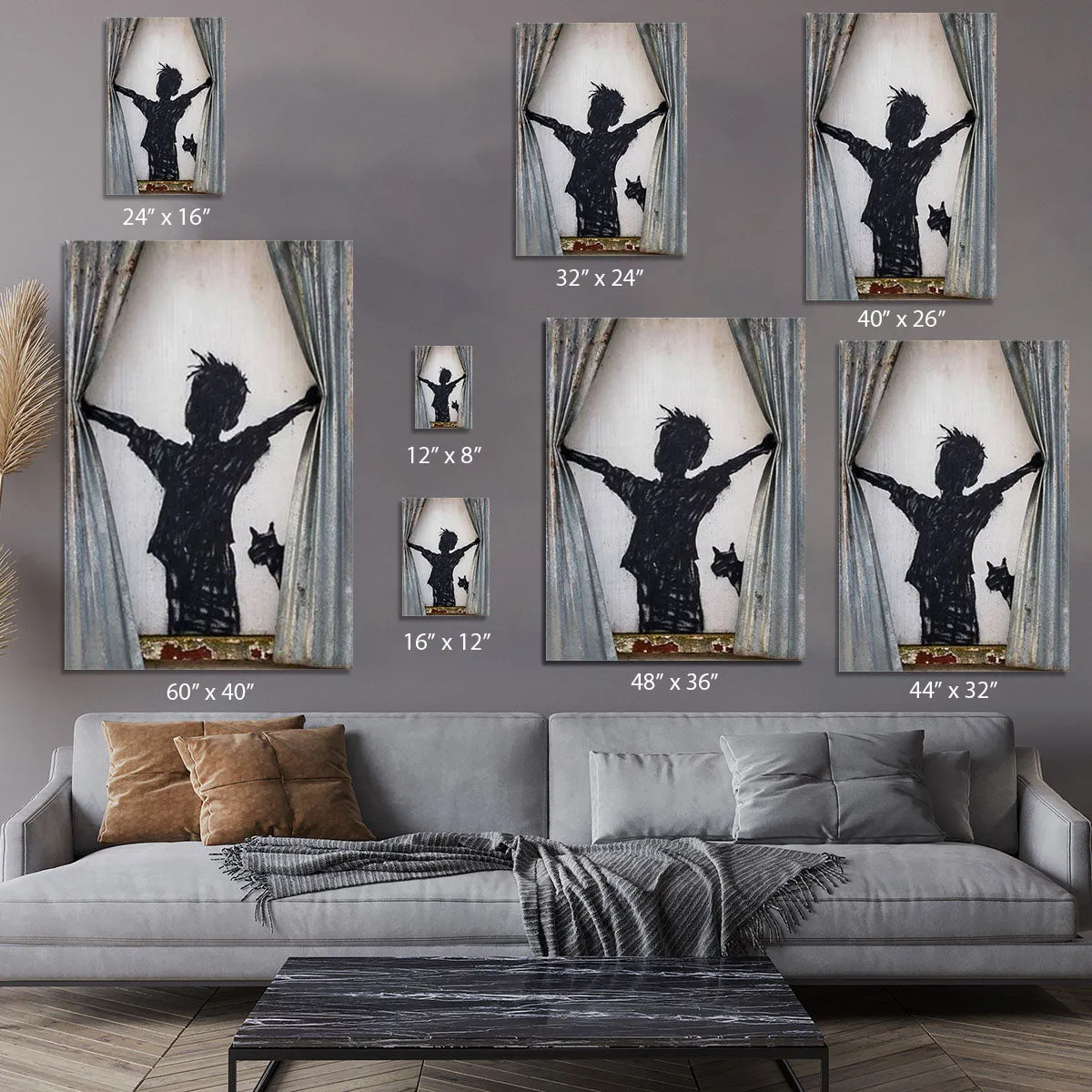Banksy Derelict Farmhouse Canvas Print or Poster