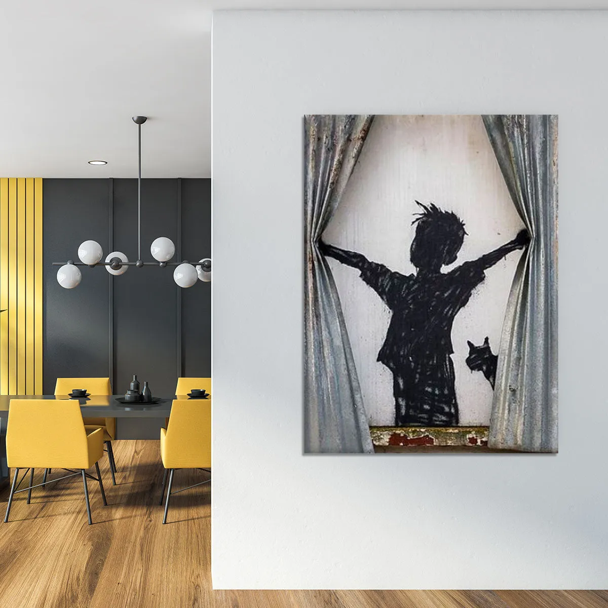 Banksy Derelict Farmhouse Canvas Print or Poster