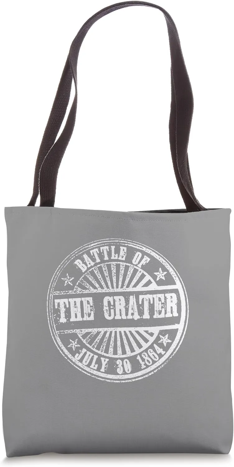 Battle of the Crater Virginia 1864 Civil Battles War Rustic Tote Bag