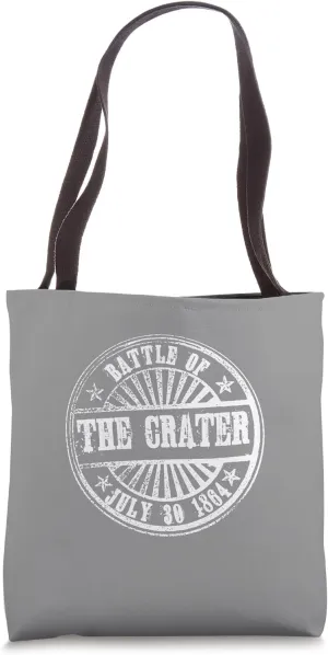 Battle of the Crater Virginia 1864 Civil Battles War Rustic Tote Bag
