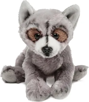 Bearington Lil' Rocko Small Plush Stuffed Animal Raccoon, 7 inches - Weighted Stuffed Animals - Plush Toy