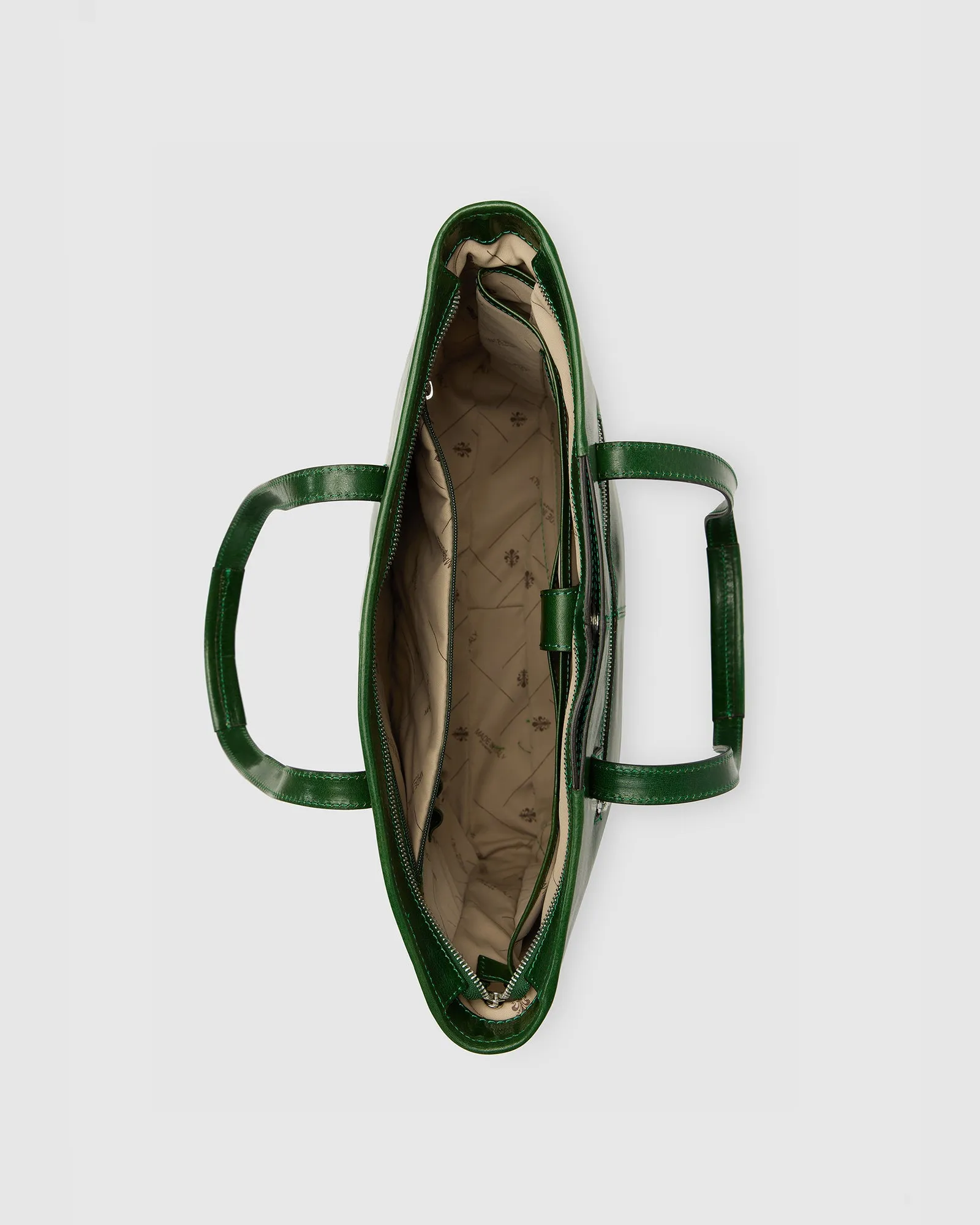 Beatrice Green - Leather Work Tote