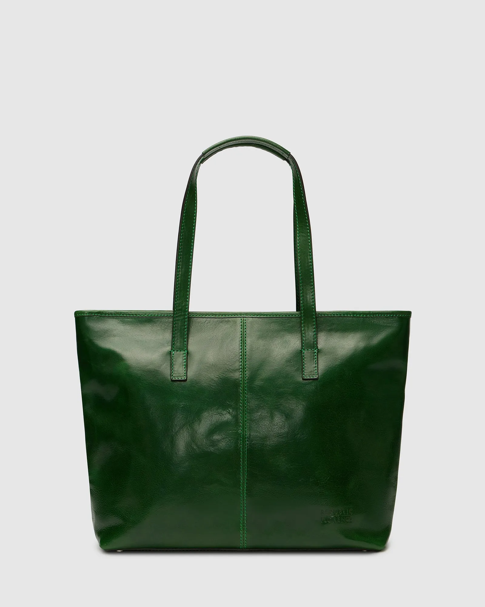 Beatrice Green - Leather Work Tote