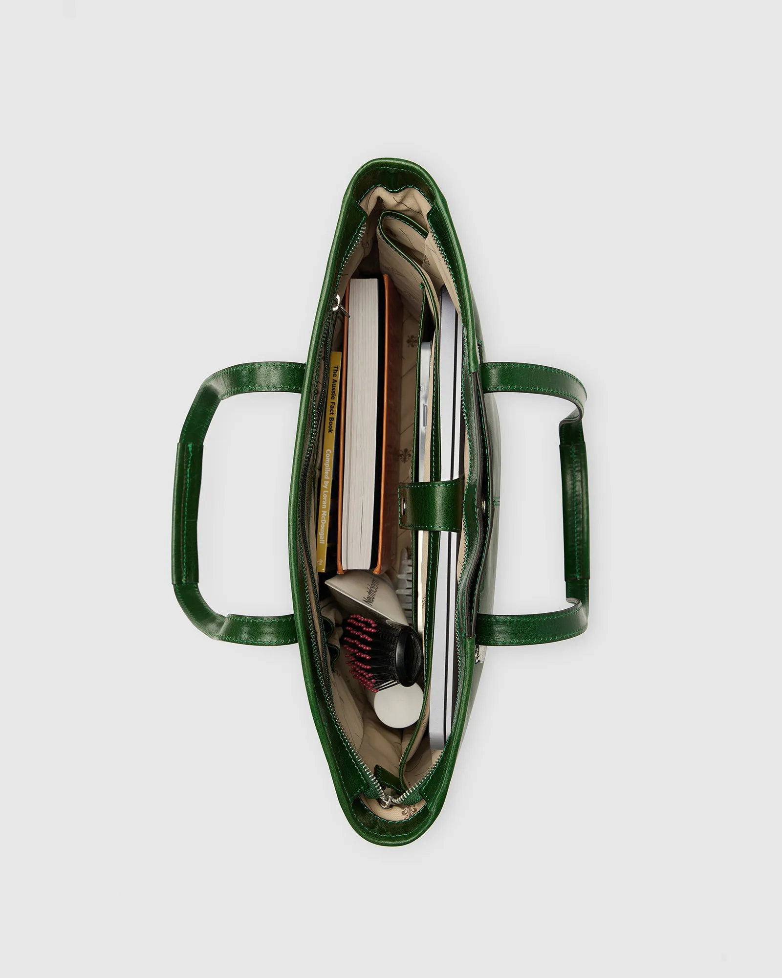 Beatrice Green - Leather Work Tote