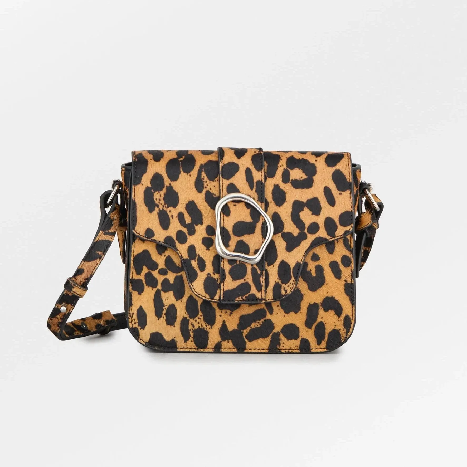 Becksöndergaard Leopa Leather Iris Buckle Bag