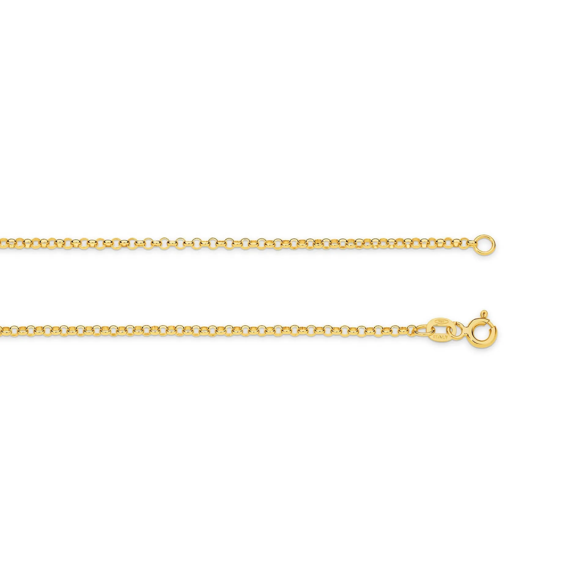 Belcher 2.04mm Solid Yellow Gold Chain