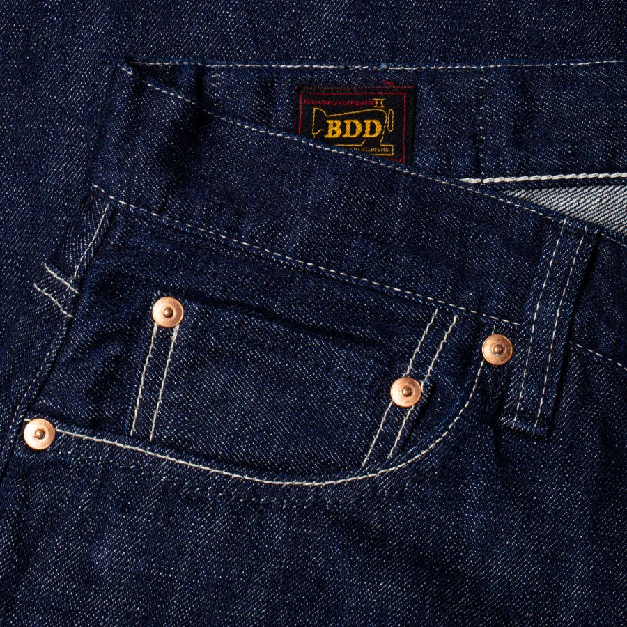 【Benzak Denim Developers】復古藍染合身直筒微錐褲 11oz BDD-711 vintage indigo US cotton RHT