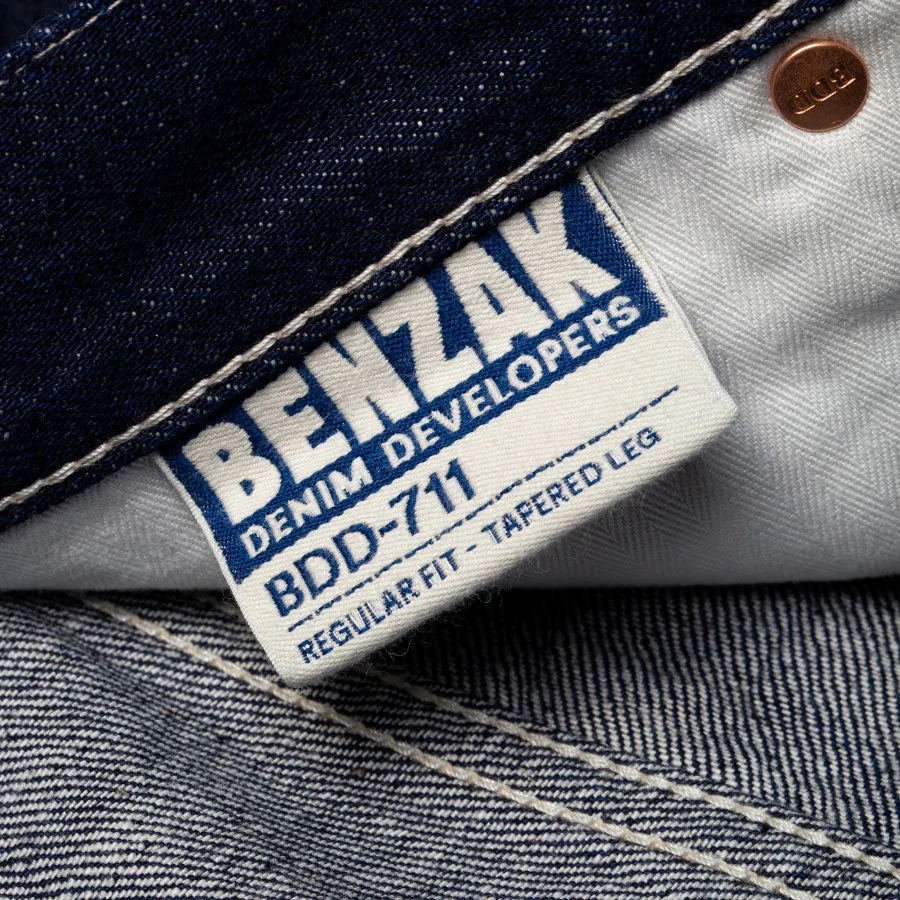【Benzak Denim Developers】復古藍染合身直筒微錐褲 11oz BDD-711 vintage indigo US cotton RHT
