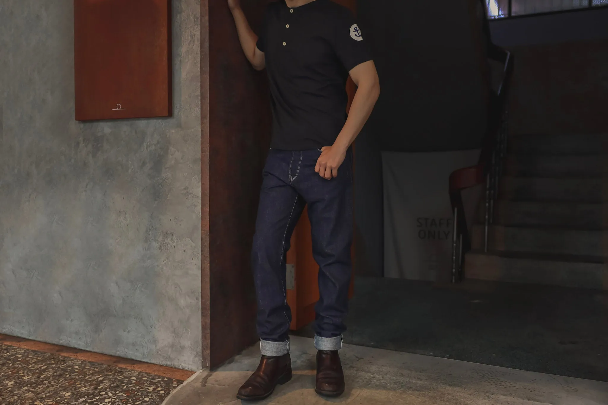 【Benzak Denim Developers】復古藍染合身直筒微錐褲 11oz BDD-711 vintage indigo US cotton RHT