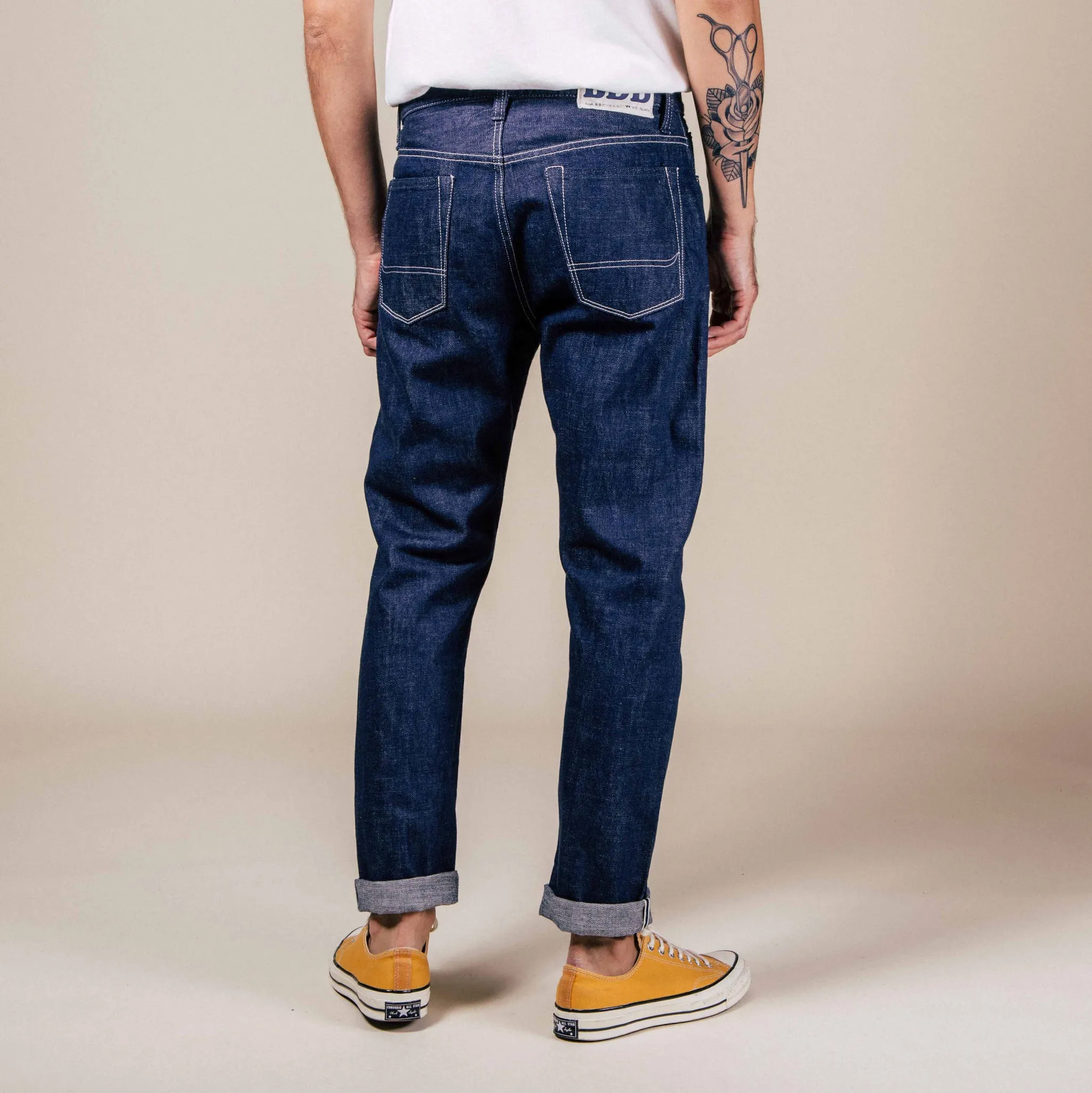 【Benzak Denim Developers】復古藍染合身直筒微錐褲 11oz BDD-711 vintage indigo US cotton RHT