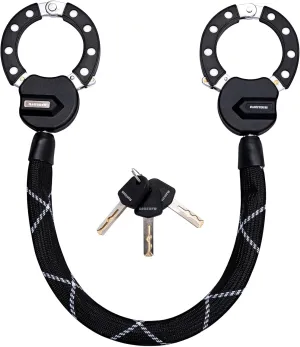 BIGLUFU Scooter Lock Electric Scooter Locks Heavy Duty Bike Chain Lock High Security Bike Locks with Key Anti-Theft Chain Lock with Key for E-Bike Motorcycle Ninebot