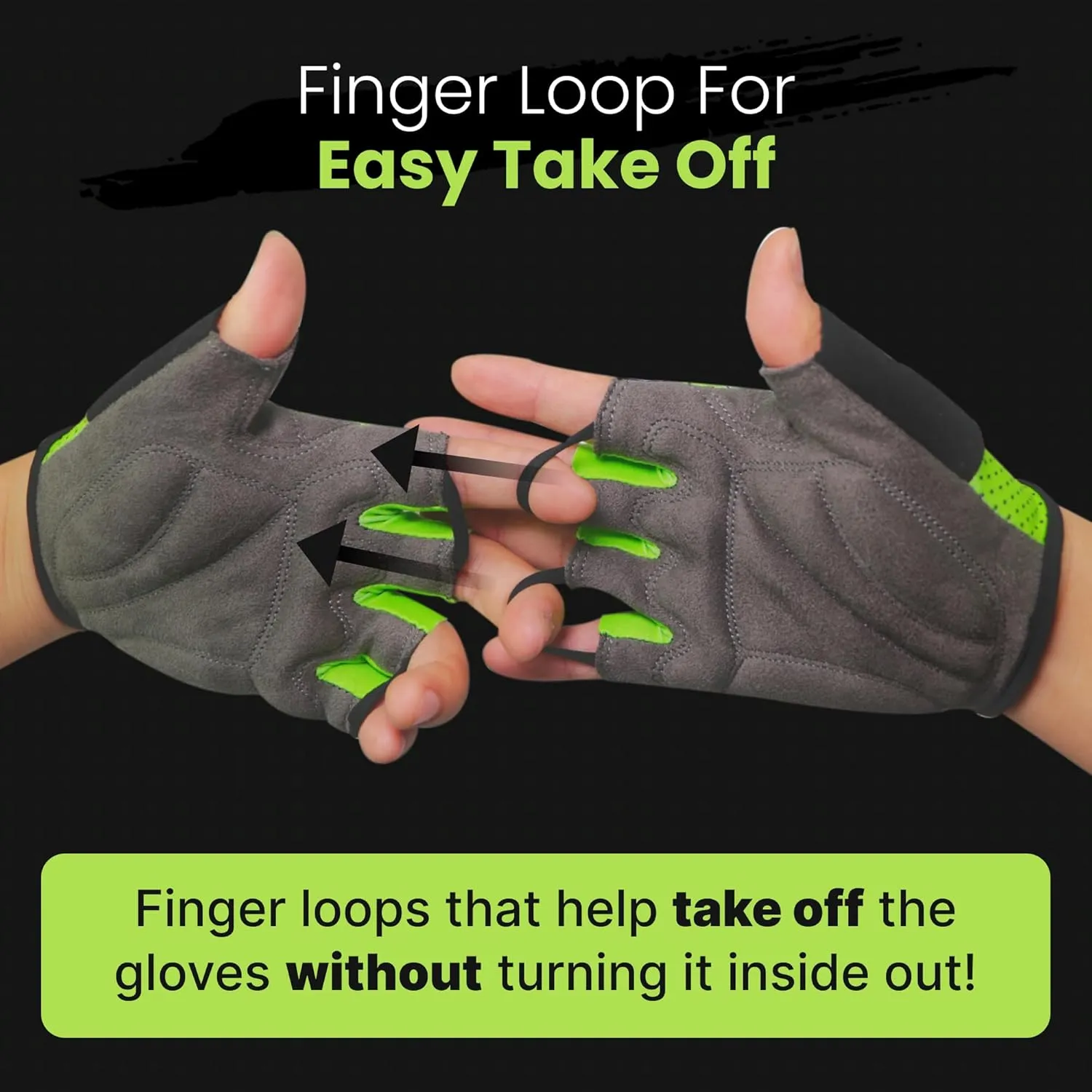 Bike Gloves for Men Cycling Biking Gloves Women - Padded Shock Absorbing Bicycle Riding, Anti-Slip Breahtable Half-Finger 's for Mountain Biker Ebike