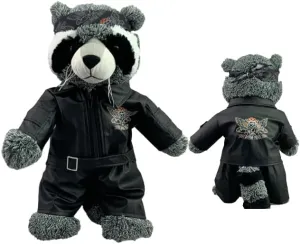 Biker Outfit for Stuffed Animals, King of The Road Teddy Bear Clothes Fits Most 14"-18" Soft Toys, Fun and Stylish Accessory Set for Your Plush Freinds