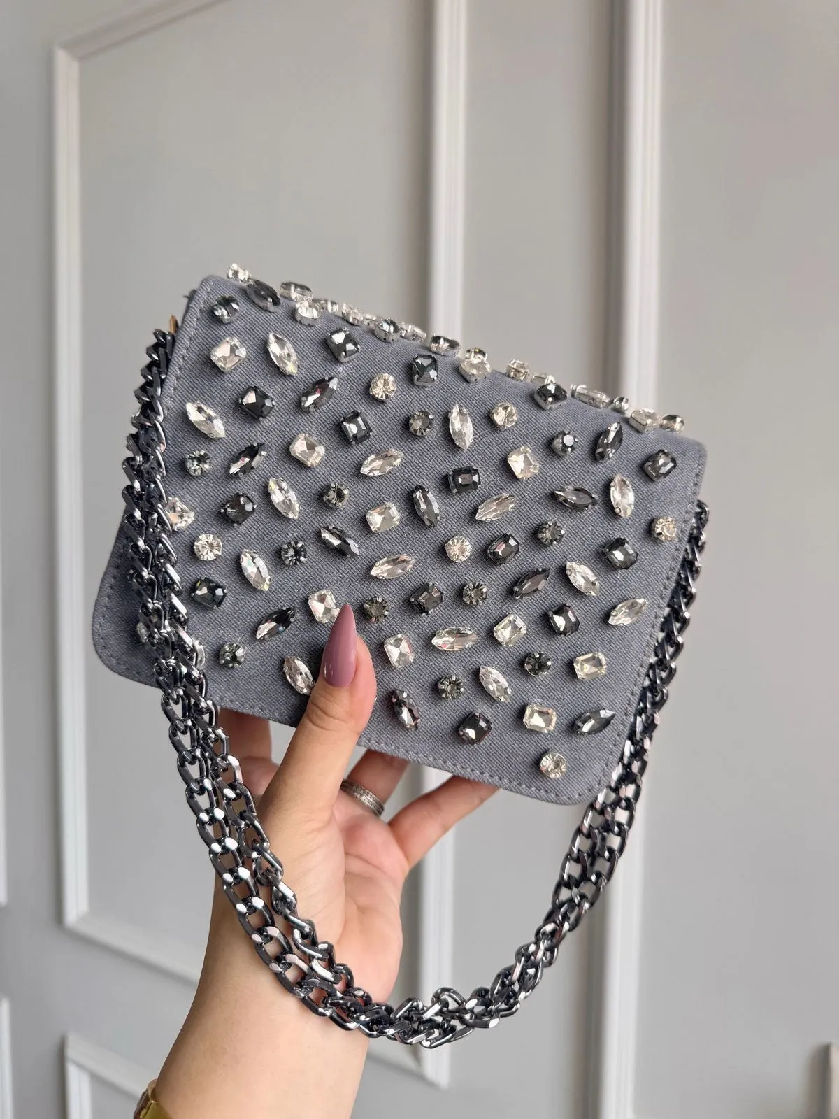 BLING DENIM BAG