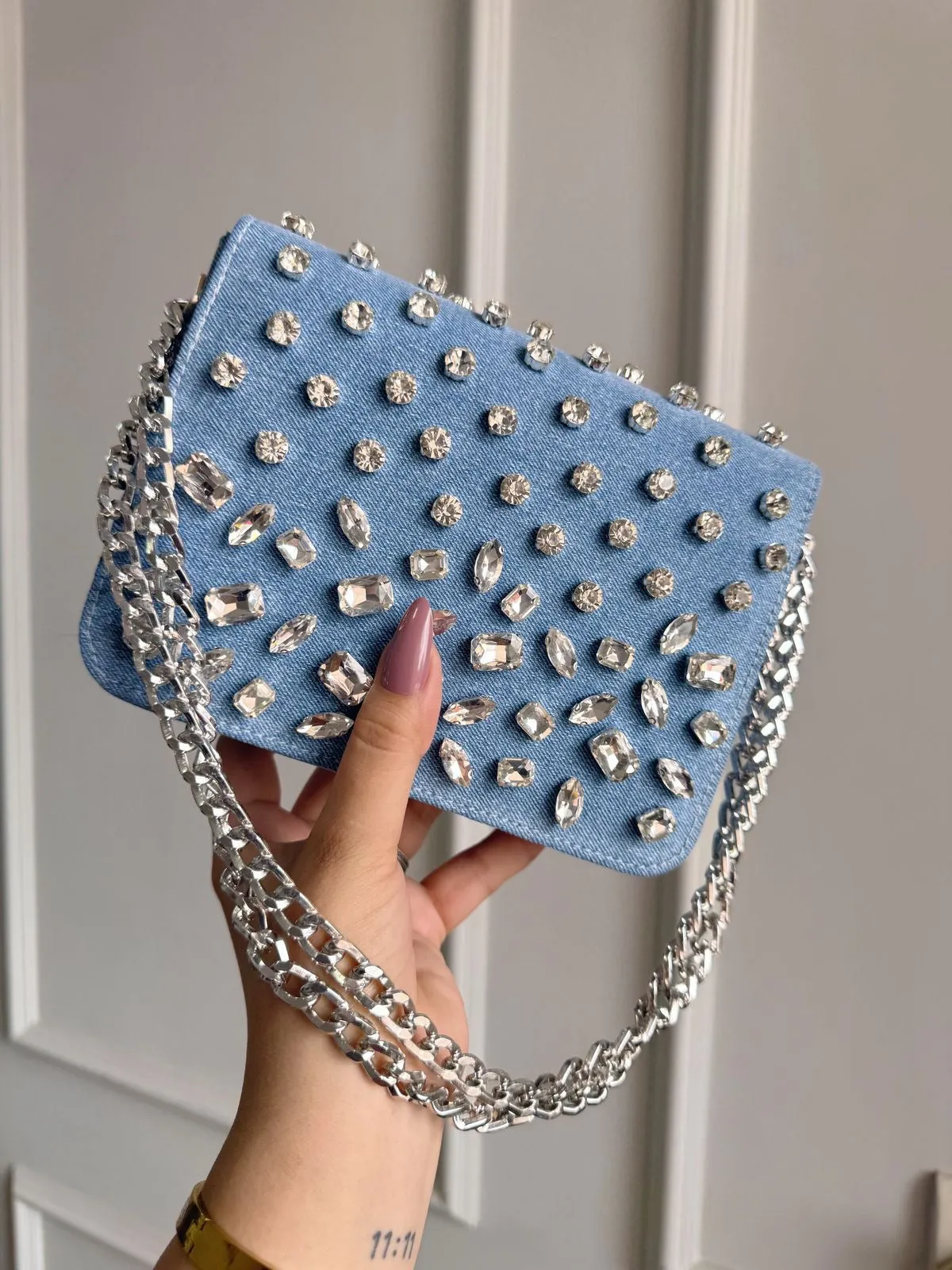 BLING DENIM BAG
