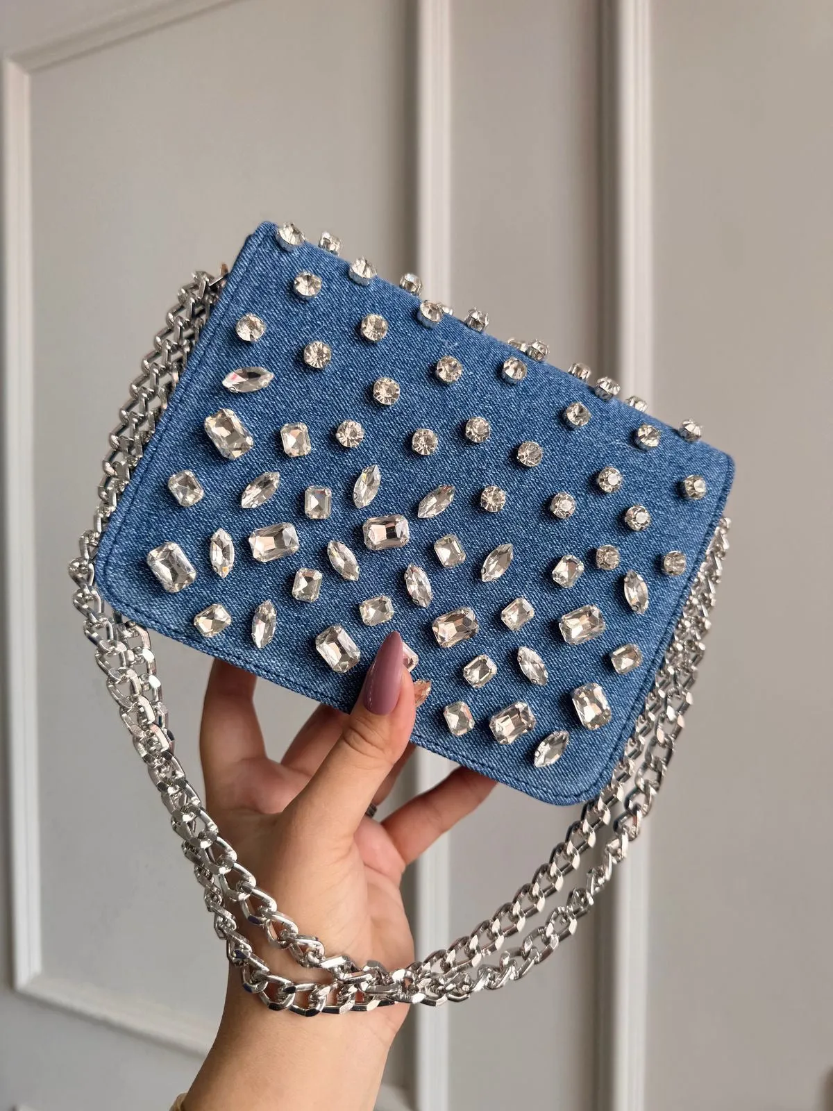 BLING DENIM BAG