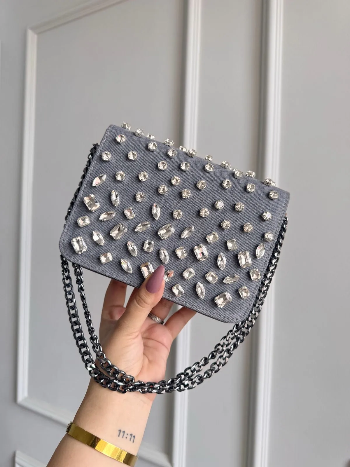 BLING DENIM BAG