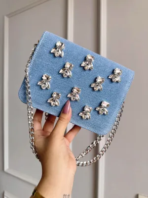 BLING DENIM BAG
