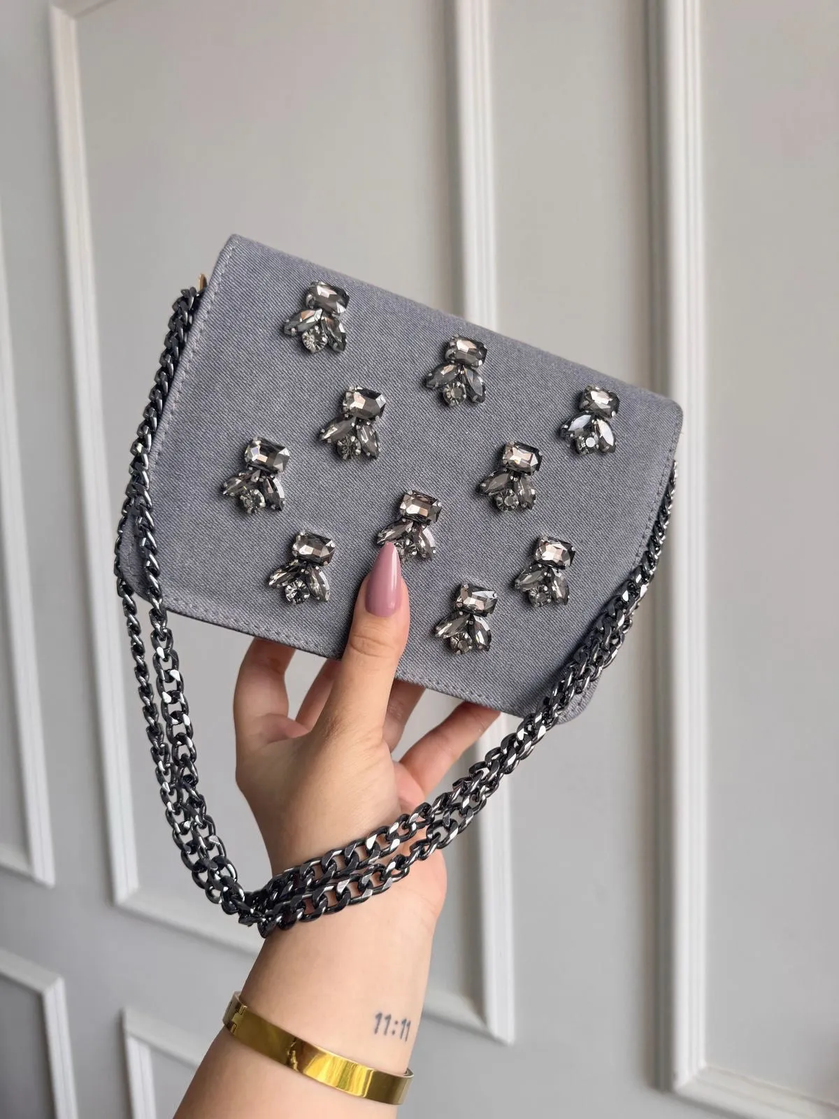 BLING DENIM BAG