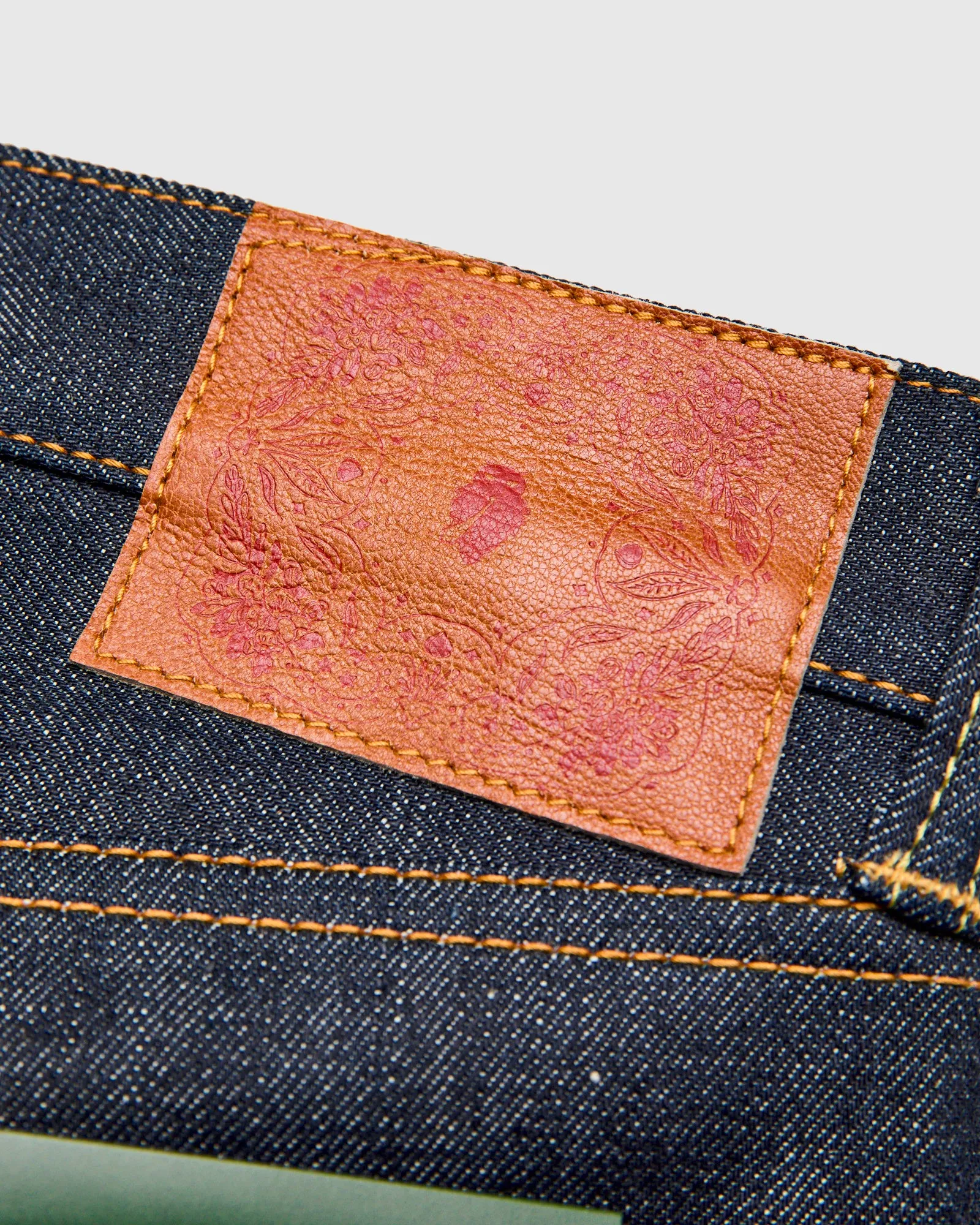 BOM017-N "Grand Indigo" 14oz Selvedge Denim - Natural Tapered Fit