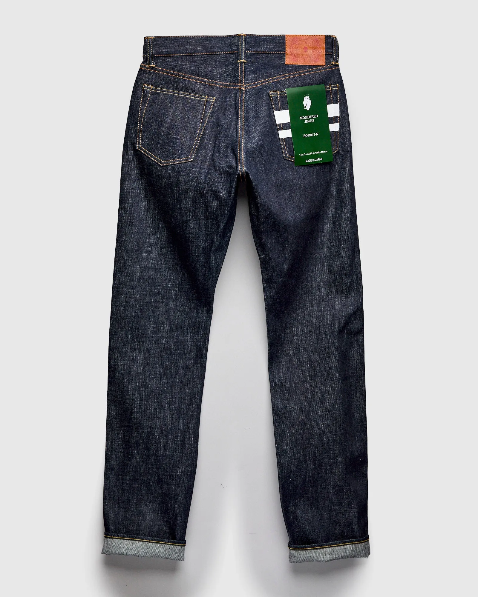 BOM017-N "Grand Indigo" 14oz Selvedge Denim - Natural Tapered Fit