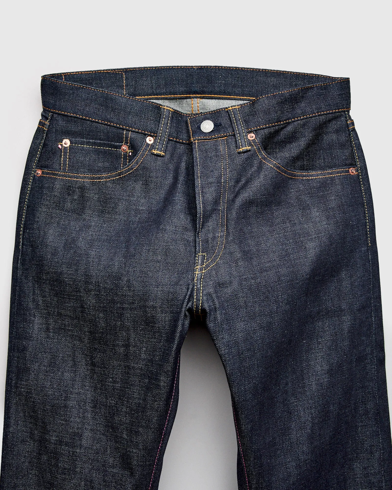 BOM017-N "Grand Indigo" 14oz Selvedge Denim - Natural Tapered Fit