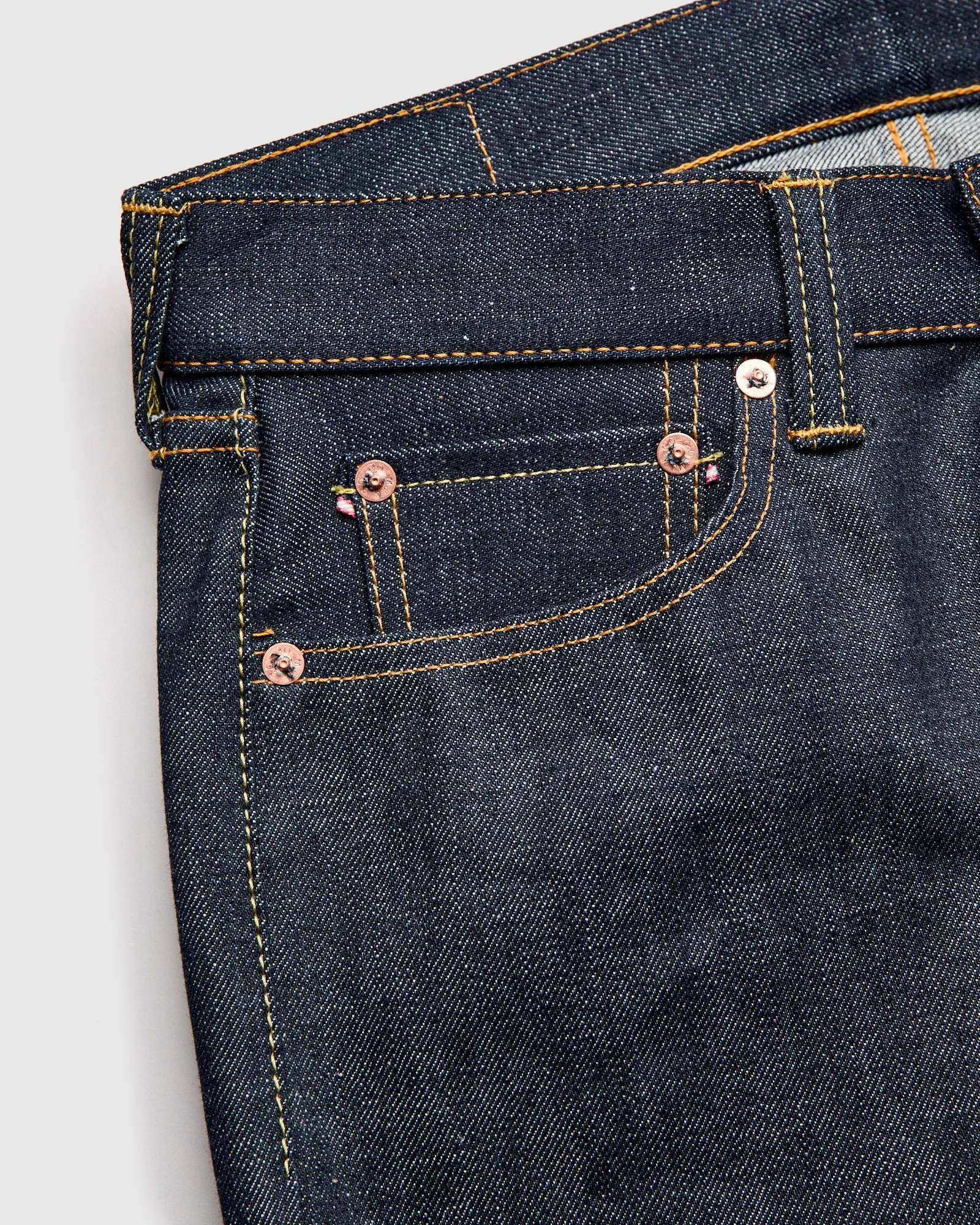 BOM017-W "Grand Indigo" 14oz Selvedge Denim - Wide Straight Fit