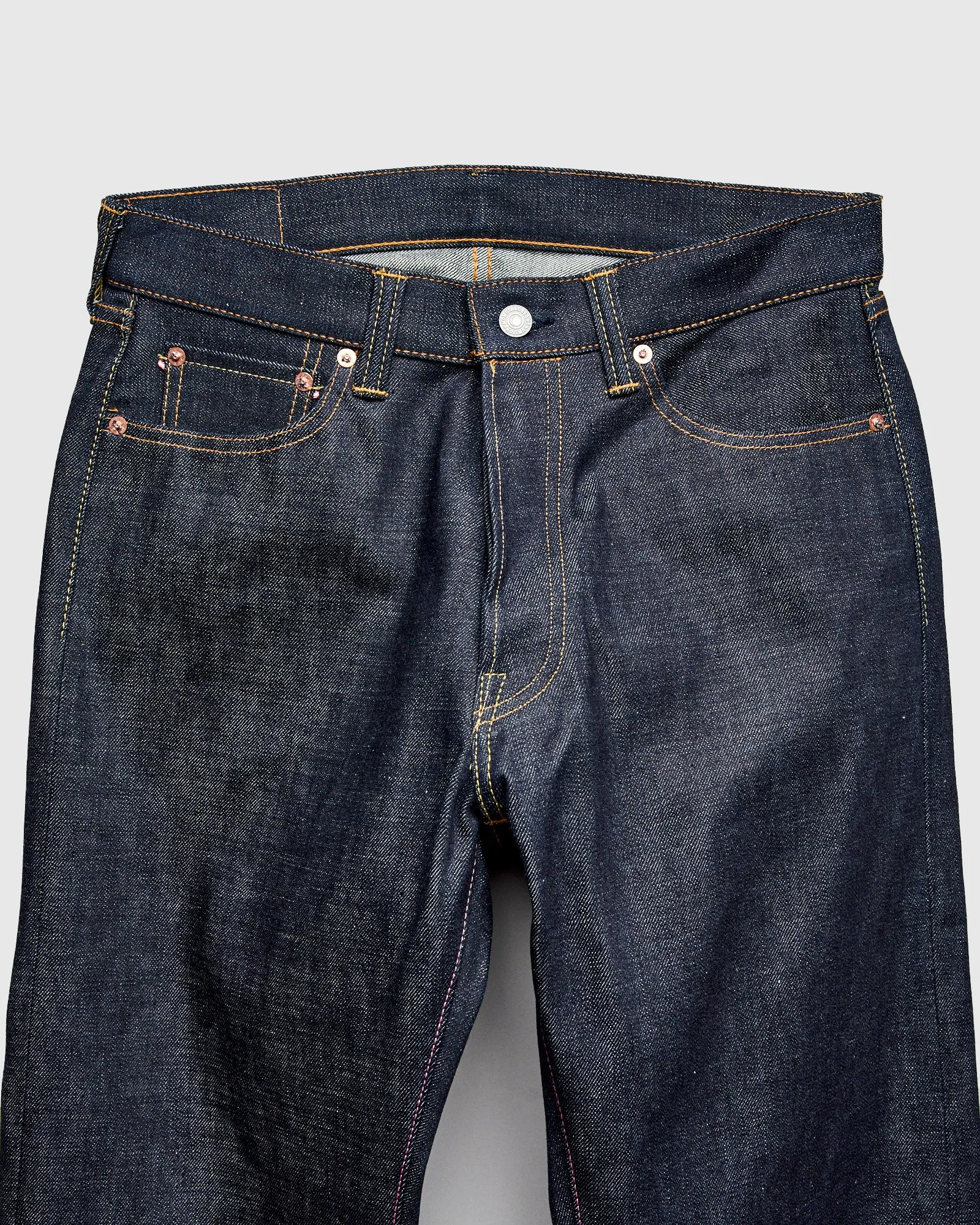 BOM017-W "Grand Indigo" 14oz Selvedge Denim - Wide Straight Fit