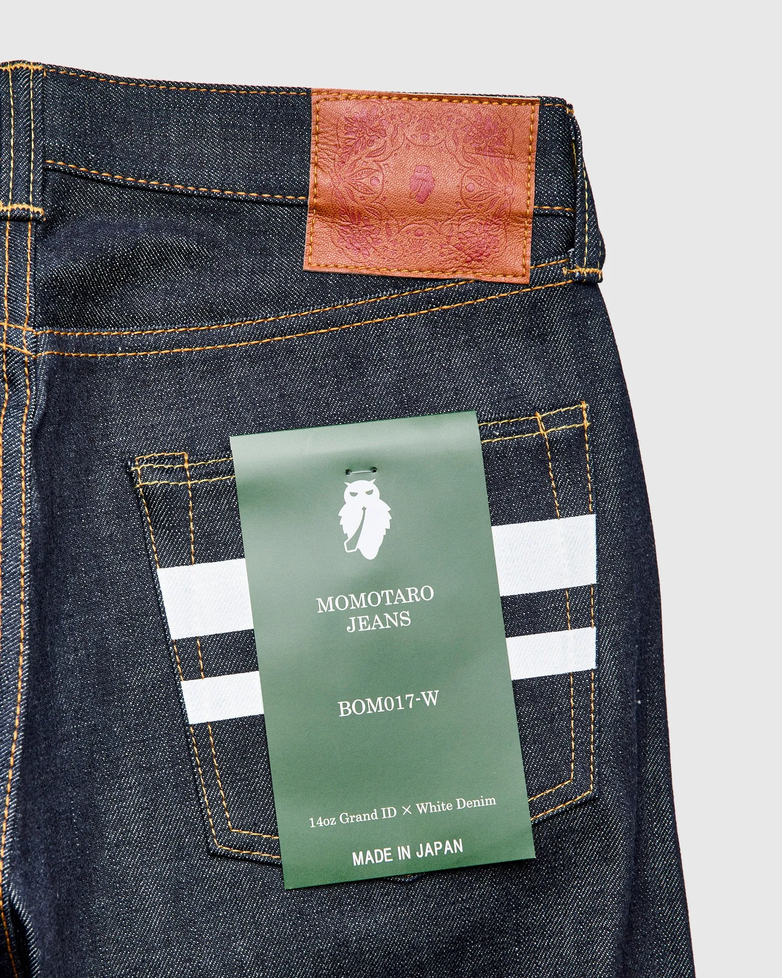 BOM017-W "Grand Indigo" 14oz Selvedge Denim - Wide Straight Fit
