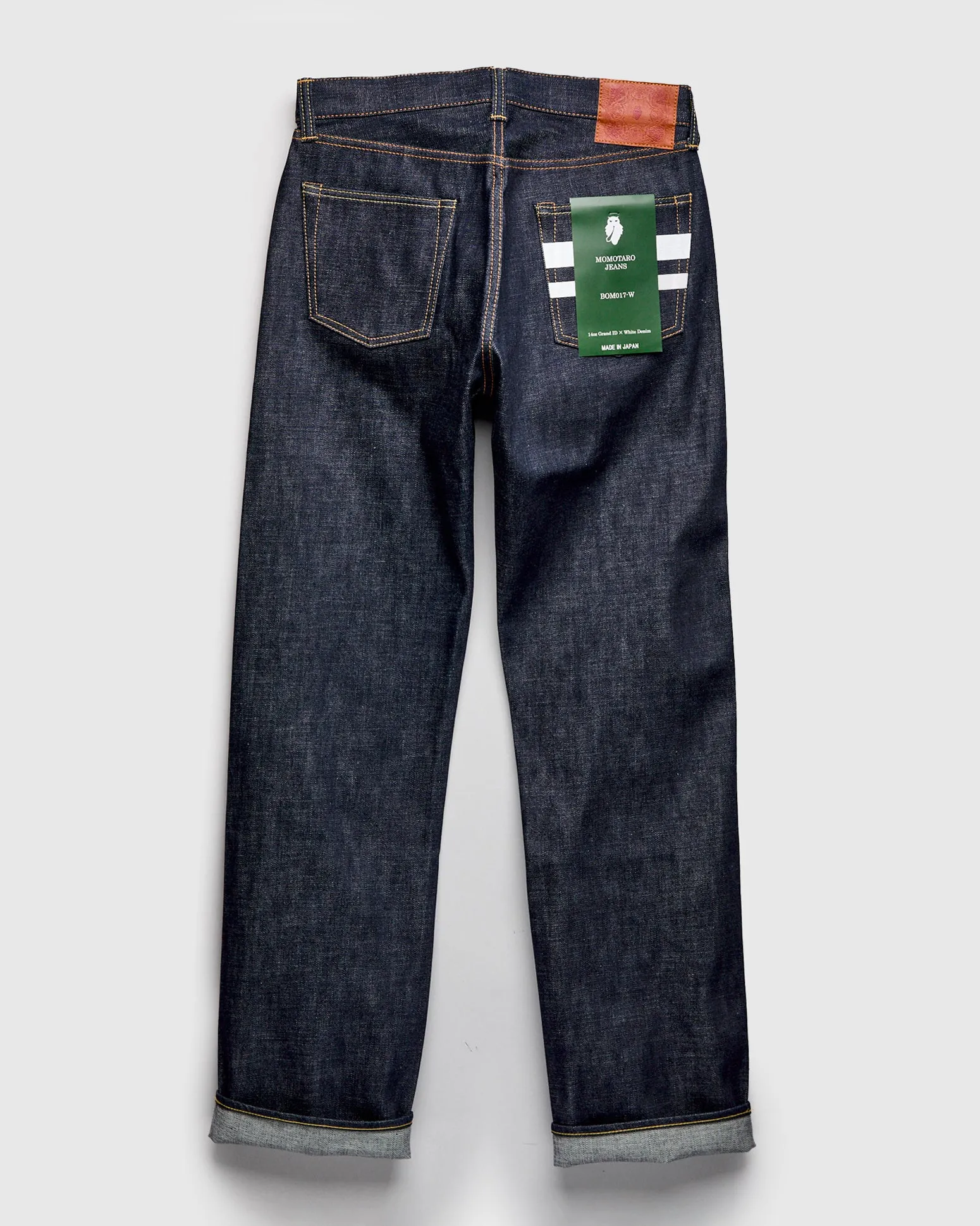 BOM017-W "Grand Indigo" 14oz Selvedge Denim - Wide Straight Fit