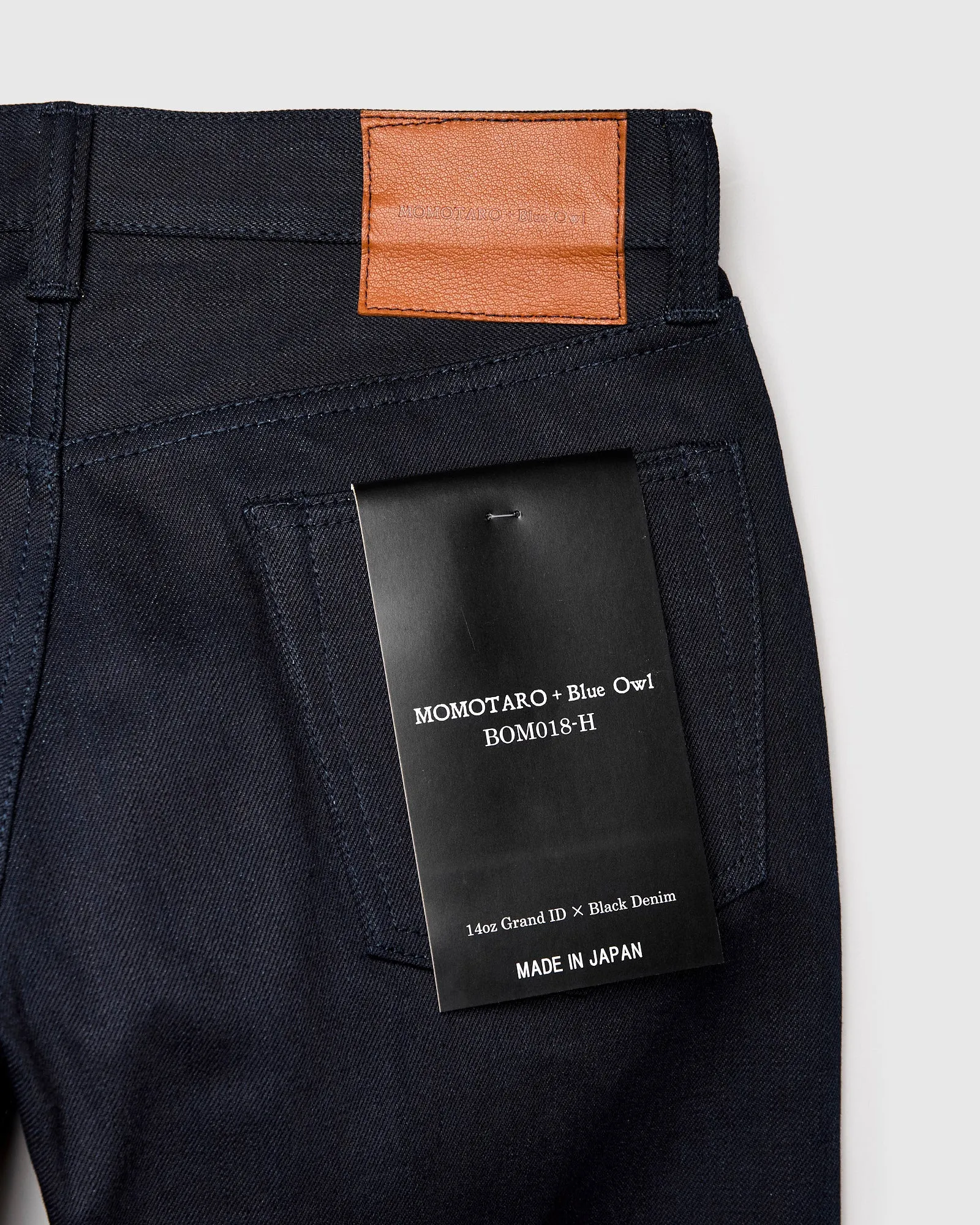 BOM018-H "Grand Indigo – Midnight Edition" 14oz Selvedge Denim - High Tapered Fit