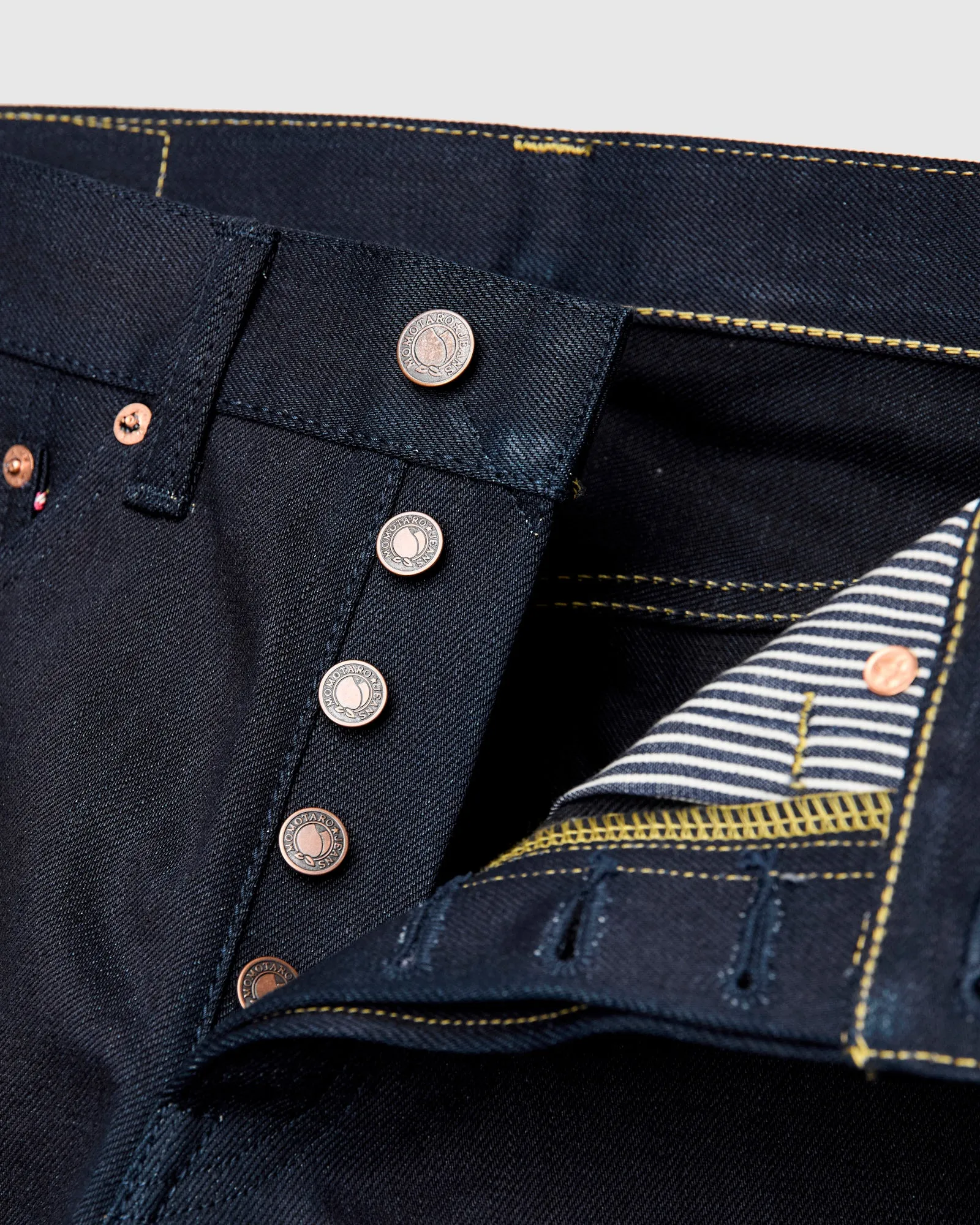 BOM018-H "Grand Indigo – Midnight Edition" 14oz Selvedge Denim - High Tapered Fit