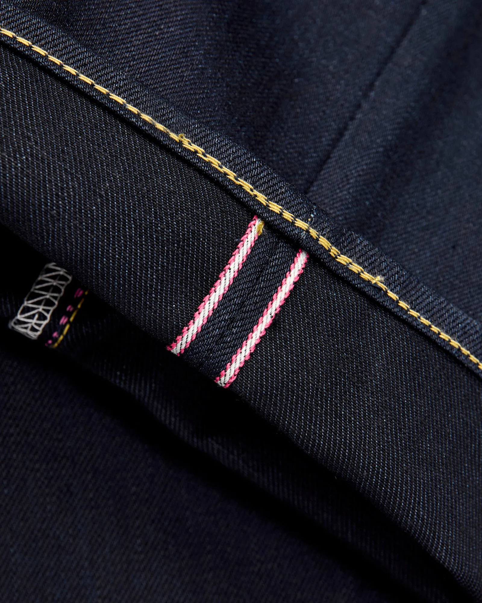 BOM018-H "Grand Indigo – Midnight Edition" 14oz Selvedge Denim - High Tapered Fit