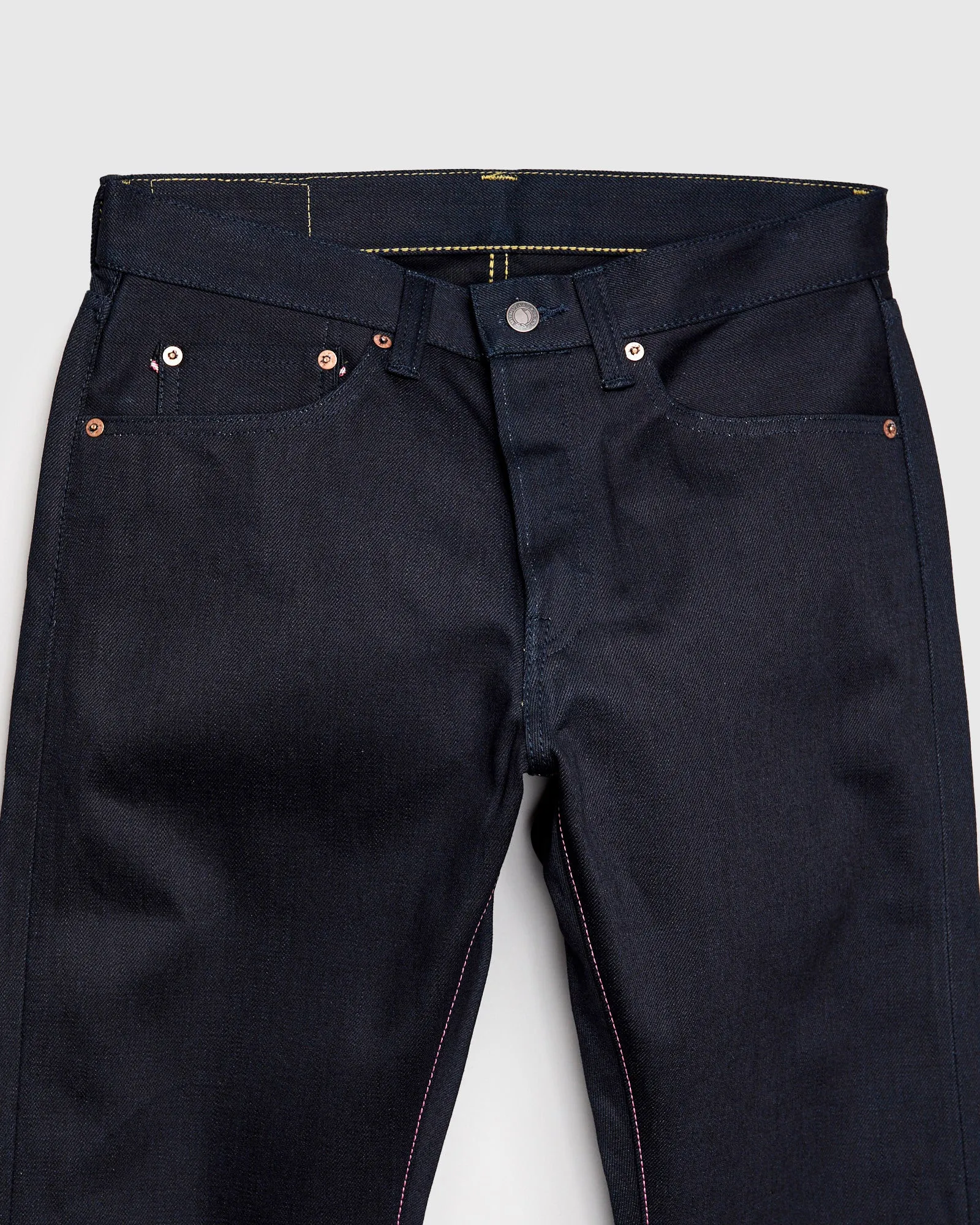 BOM018-N "Grand Indigo – Midnight Edition" 14oz Selvedge Denim - Natural Tapered Fit