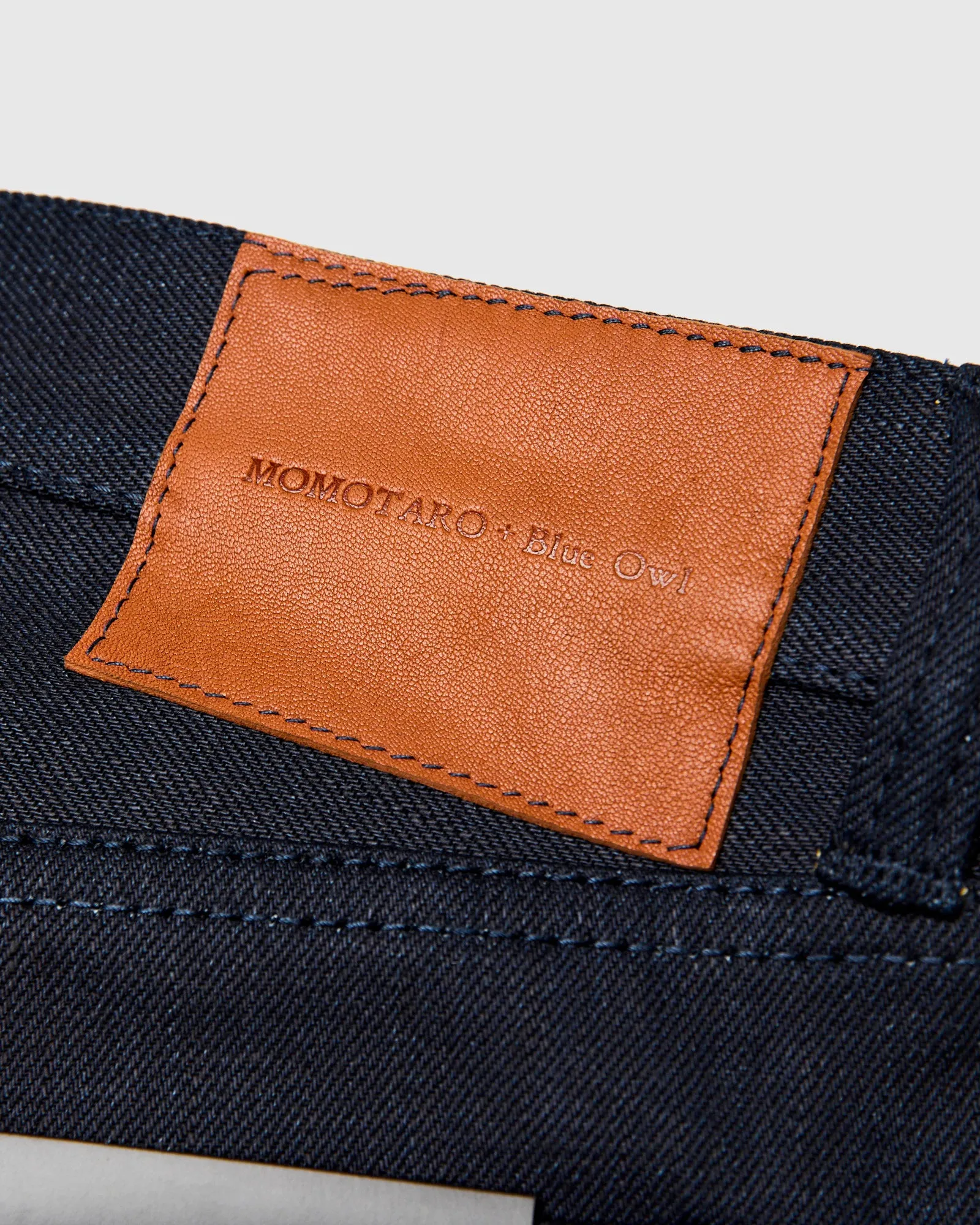 BOM018-N "Grand Indigo – Midnight Edition" 14oz Selvedge Denim - Natural Tapered Fit