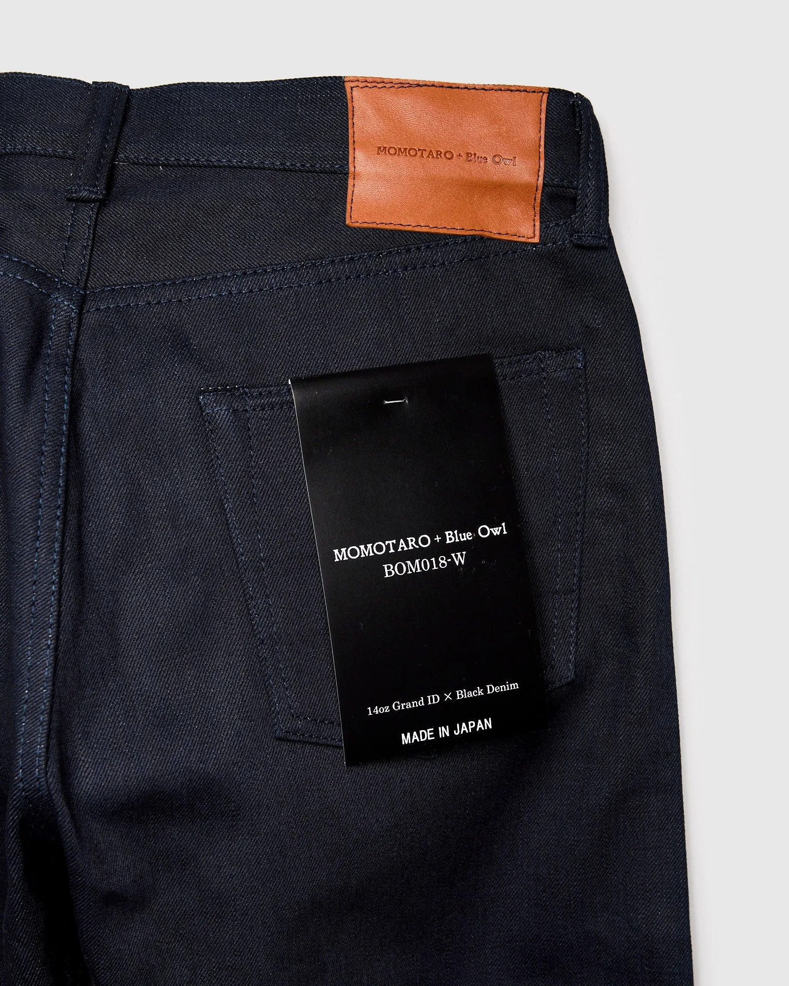 BOM018-W "Grand Indigo – Midnight Edition" 14oz Selvedge Denim - Wide Straight Fit