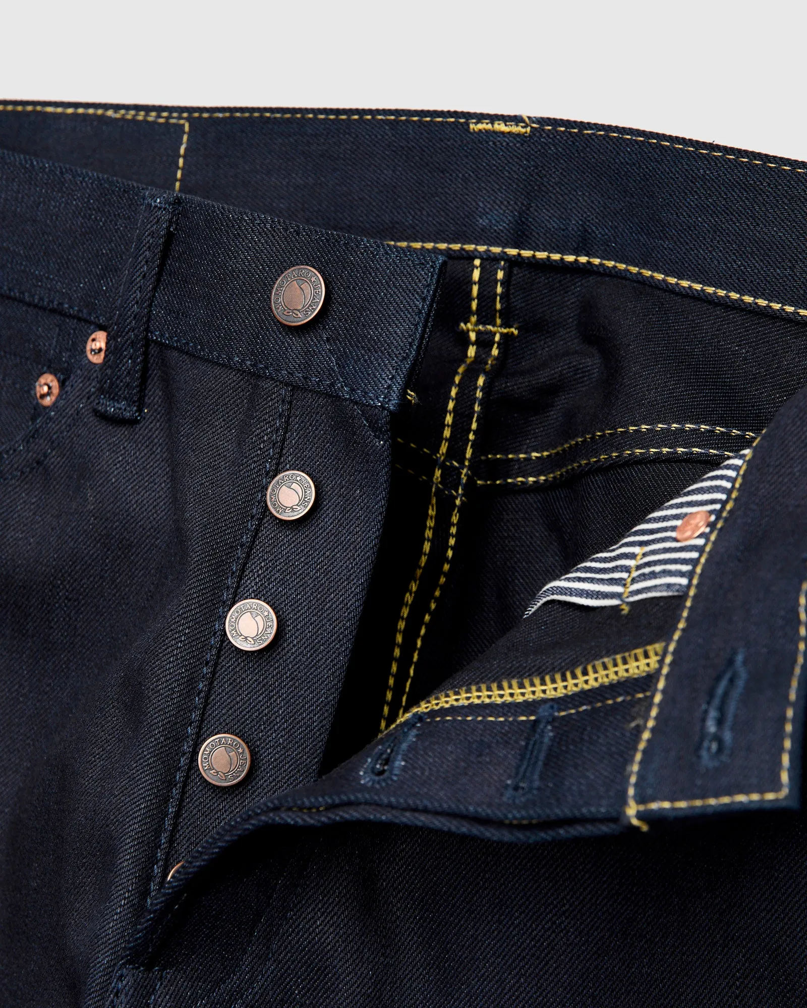 BOM018-W "Grand Indigo – Midnight Edition" 14oz Selvedge Denim - Wide Straight Fit